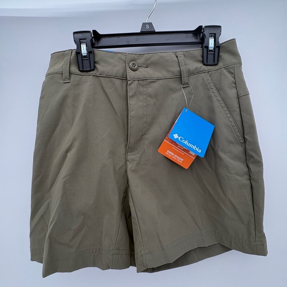 NWT Womens Columbia Size 2 Color Stone Green Hiking Walking Shorts - Picture 4 of 7